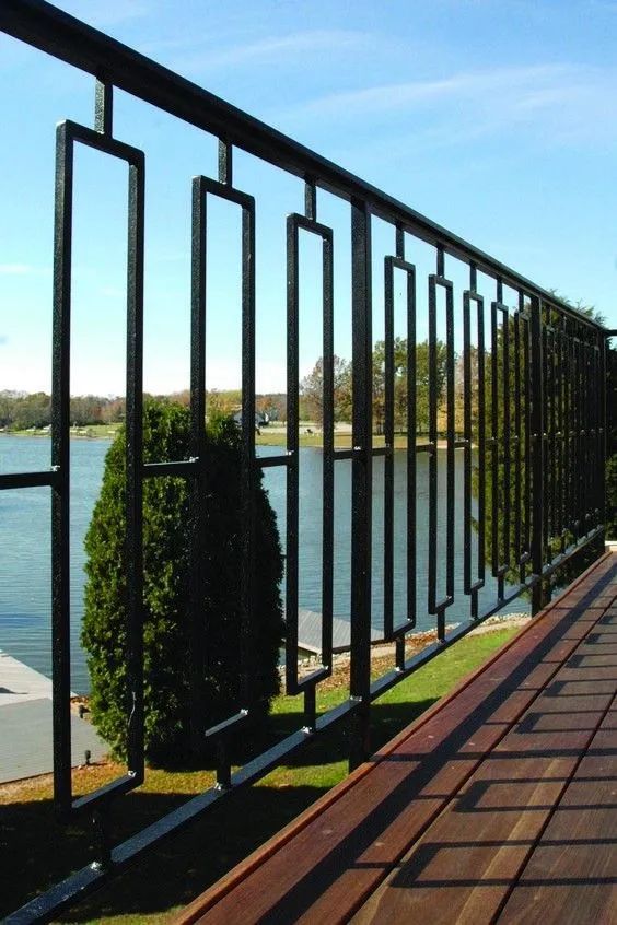 30款简单好看的庭院铁艺栏杆围墙做法分享 